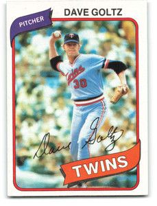 1980 Topps #193 Dave Goltz VG Minnesota Twins 