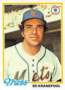 1978 Topps #49 Ed Kranepool VG New York Mets 