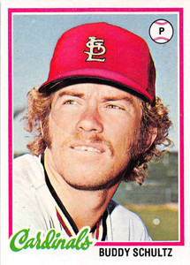 1978 Topps #301 Buddy Schultz VG RC Rookie St. Louis Cardinals 