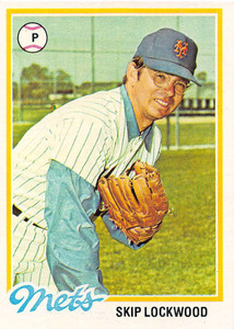 1978 Topps #379 Skip Lockwood VG New York Mets 