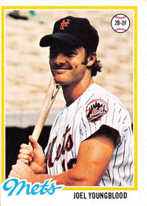 1978 Topps #428 Joel Youngblood VG New York Mets 