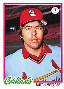 1978 Topps #431 Butch Metzger VG St. Louis Cardinals 