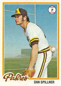 1978 Topps #488 Dan Spillner VG San Diego Padres 