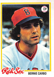 1978 Topps #524 Bernie Carbo VG Boston Red Sox 