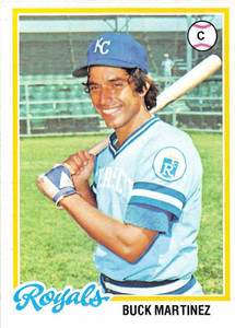 1978 Topps #571 Buck Martinez VG Kansas City Royals 