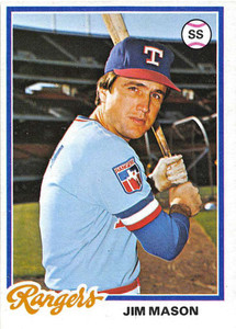 1978 Topps #588 Jim Mason COND Texas Rangers 