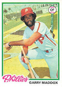1978 Topps #610 Garry Maddox VG Philadelphia Phillies 