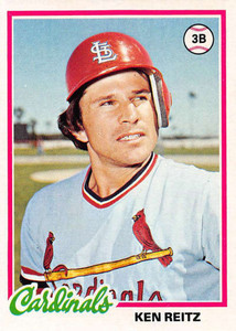 1978 Topps #692 Ken Reitz VG St. Louis Cardinals 