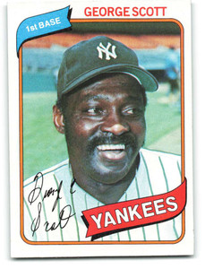 1980 Topps #414 George Scott VG New York Yankees 