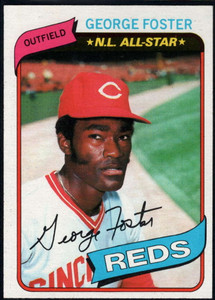 1980 Topps #400 George Foster VG Cincinnati Reds 