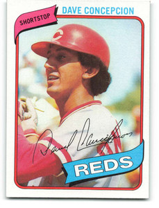 1980 Topps #220 Dave Concepcion VG Cincinnati Reds 