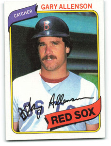 1980 Topps #376 Gary Allenson VG RC Rookie Boston Red Sox 