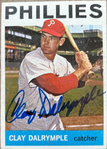 Clay Dalrymple Autographed 1964 Topps #191