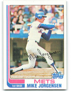 1982 Topps #566 Mike Jorgensen VG New York Mets 