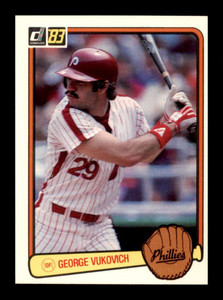 1983 Donruss #315 George Vukovich VG Philadelphia Phillies 