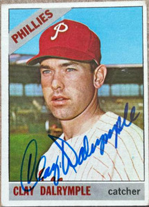 Clay Dalrymple Autographed 1966 Topps #191