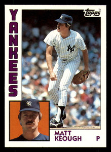 1984 Topps #203 Matt Keough VG New York Yankees 