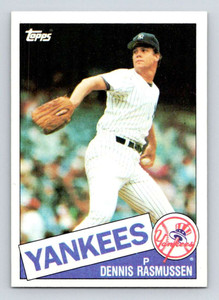 1985 Topps #691 Dennis Rasmussen VG New York Yankees 