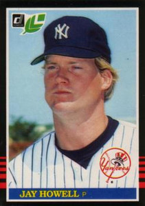 1985 Donruss/Leaf #244 Jay Howell VG New York Yankees 