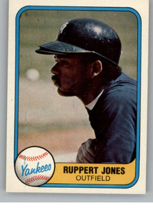 1981 Fleer #101 Ruppert Jones VG New York Yankees 