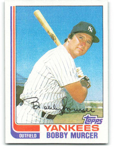 1982 Topps #208 Bobby Murcer VG New York Yankees 