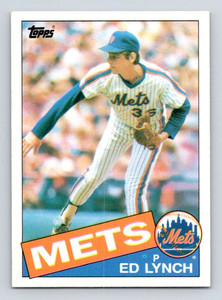 1985 Topps #467 Ed Lynch VG New York Mets 