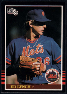 1985 Donruss #623 Ed Lynch VG New York Mets 