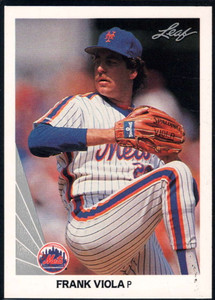 1990 Leaf #93 Frank Viola VG New York Mets 