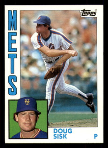1984 Topps #599 Doug Sisk VG New York Mets 