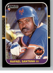 1987 Donruss #569 Rafael Santana VG New York Mets 