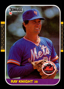 1987 Donruss #586 Ray Knight VG New York Mets 