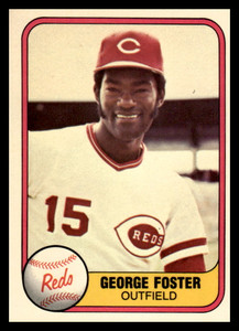 1981 Fleer #216 George Foster VG Cincinnati Reds 
