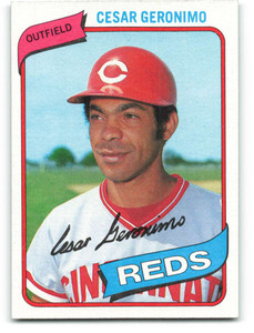 1980 Topps #475 Cesar Geronimo VG Cincinnati Reds 
