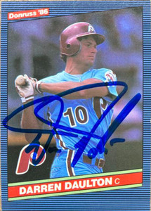 Darren Daulton Autographed 1986 Donruss #477