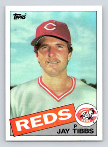 1985 Topps #573 Jay Tibbs VG Cincinnati Reds 