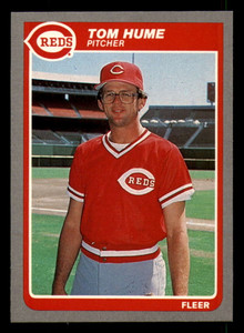 1985 Fleer #538 Tom Hume VG Cincinnati Reds 