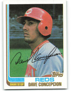 1982 Topps #660 Dave Concepcion VG Cincinnati Reds 