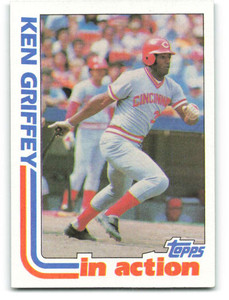 1982 Topps #621 Ken Griffey Sr. IA VG Cincinnati Reds 