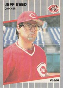 1989 Fleer #167 Jeff Reed VG Cincinnati Reds 