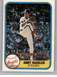 1981 Fleer #290 Andy Hassler VG California Angels 