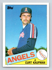 1985 Topps #61 Curt Kaufman VG RC Rookie California Angels 