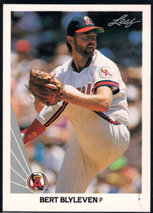 1990 Leaf #63 Bert Blyleven VG California Angels 