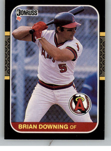 1987 Donruss #86 Brian Downing VG California Angels 