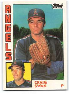1984 Topps Traded #116T Craig Swan VG California Angels 