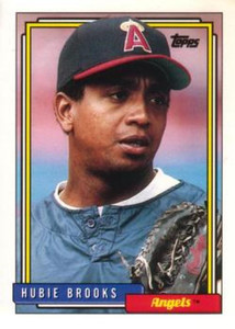 1992 Topps Traded #15T Hubie Brooks VG California Angels 1992 Topps Traded #15T Hubie Brooks VG California Angels