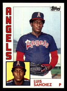 1984 Topps #258 Luis Sanchez VG California Angels 