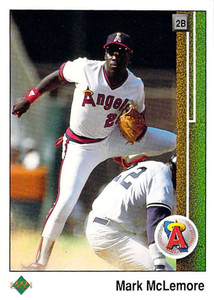 1989 Upper Deck #245 Mark McLemore VG California Angels 