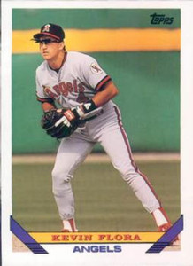1993 Topps #521 Kevin Flora VG California Angels 
