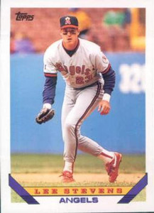 1993 Topps #467 Lee Stevens VG California Angels 