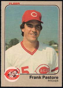 1983 Fleer #599 Frank Pastore VG Cincinnati Reds 